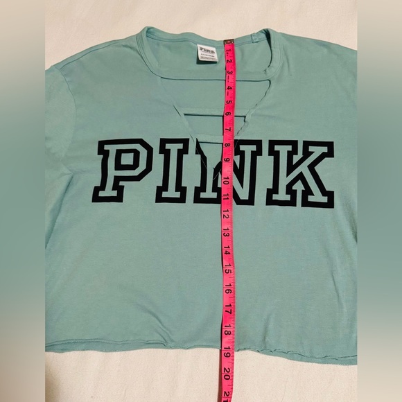 Victoria's Secret Pink Women’s Long Sleeve Teal Top, Small,
100% Cotton. NWOT - Picture 6 of 8